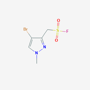 (4-bromo-1-methyl-1H-pyrazol-3-yl)methanesulfonyl fluoride