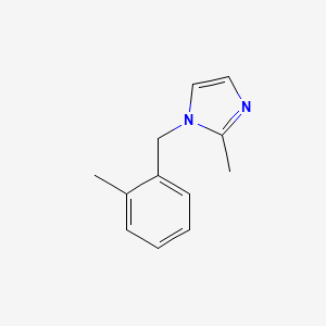 molecular formula C12H14N2 B2755039 2-methyl-1-(2-methylbenzyl)-1H-imidazole CAS No. 1226166-11-5