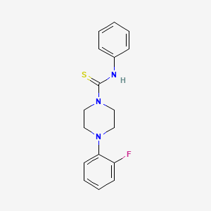 B2755049 4-(2-fluorophenyl)-N-phenylpiperazine-1-carbothioamide CAS No. 356575-57-0