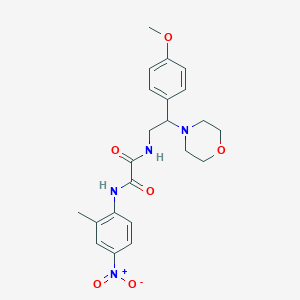 N1-(2-(4-methoxyphenyl)-2-morpholinoethyl)-N2-(2-methyl-4-nitrophenyl)oxalamide
