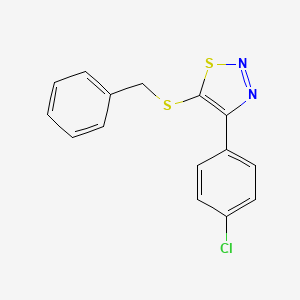 5-(Benzylsulfanyl)-4-(4-chlorophenyl)-1,2,3-thiadiazole