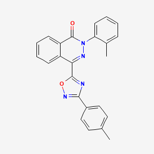 2-(2-methylphenyl)-4-[3-(4-methylphenyl)-1,2,4-oxadiazol-5-yl]phthalazin-1(2H)-one