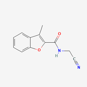 N-(cyanomethyl)-3-methyl-1-benzofuran-2-carboxamide
