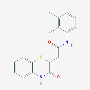 N-(2,3-dimethylphenyl)-2-(3-oxo-3,4-dihydro-2H-1,4-benzothiazin-2-yl)acetamide
