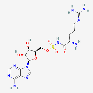 molecular formula C16H26N10O7S B2755166 Arg-AMS 