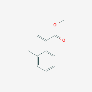 molecular formula C11H12O2 B2755299 methyl 2-(2-methylphenyl)prop-2-enoate CAS No. 127560-52-5