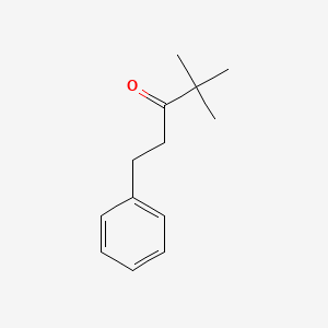 molecular formula C13H18O B2755454 4,4-Dimethyl-1-phenylpentan-3-one CAS No. 5195-24-4