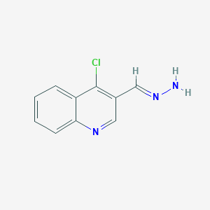 molecular formula C10H8ClN3 B2755460 4-Chloro-3-methanehydrazonoylquinoline CAS No. 866040-11-1