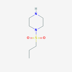 molecular formula C7H16N2O2S B2755524 1-(Propylsulfonyl)piperazine CAS No. 505068-18-8