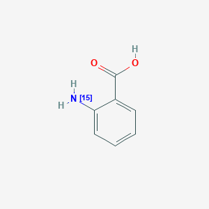 molecular formula C7H7NO2 B027556 2-(15N)Azanylbenzoic acid CAS No. 108159-61-1