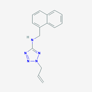 molecular formula C15H15N5 B275578 N-[(NAPHTHALEN-1-YL)METHYL]-2-(PROP-2-EN-1-YL)-2H-1,2,3,4-TETRAZOL-5-AMINE 