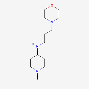 molecular formula C13H27N3O B2755835 1-methyl-N-[3-(morpholin-4-yl)propyl]piperidin-4-amine CAS No. 864419-37-4