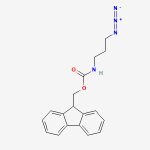 molecular formula C18H18N4O2 B2755873 Fmoc-DAP-N3 