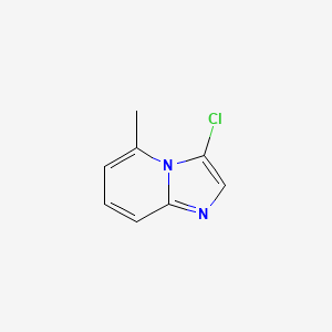 molecular formula C8H7ClN2 B2755926 3-Chloro-5-methylimidazo[1,2-a]pyridine CAS No. 334711-68-1