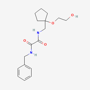 N1-benzyl-N2-((1-(2-hydroxyethoxy)cyclopentyl)methyl)oxalamide