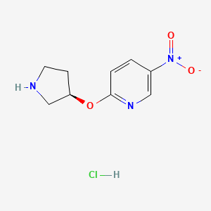 (R)-5-Nitro-2-(pyrrolidin-3-yloxy)pyridine hydrochloride