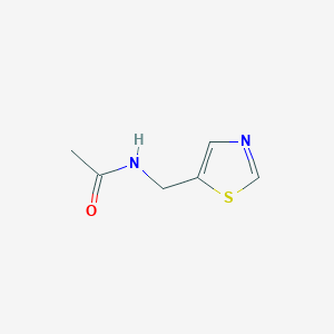 molecular formula C6H8N2OS B2756084 N-[(1,3-thiazol-5-yl)methyl]acetamide CAS No. 1597981-65-1