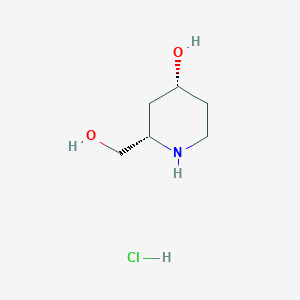 (2S,4R)-2-(hydroxymethyl)piperidin-4-ol HCl