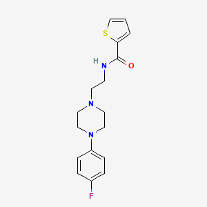 N-(2-(4-(4-fluorophenyl)piperazin-1-yl)ethyl)thiophene-2-carboxamide