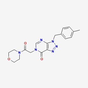 3-(4-methylbenzyl)-6-(2-morpholino-2-oxoethyl)-3H-[1,2,3]triazolo[4,5-d]pyrimidin-7(6H)-one