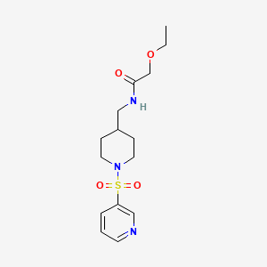 2-ethoxy-N-((1-(pyridin-3-ylsulfonyl)piperidin-4-yl)methyl)acetamide