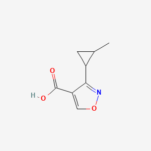 3-(2-Methylcyclopropyl)-1,2-oxazole-4-carboxylic acid