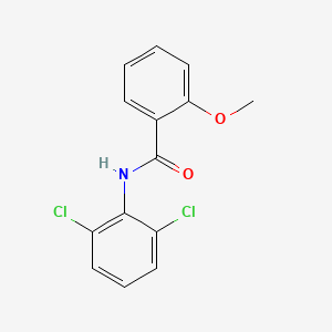 molecular formula C14H11Cl2NO2 B2756426 N-(2,6-dichlorophenyl)-2-methoxybenzamide CAS No. 362602-54-8