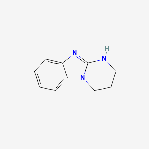 molecular formula C10H11N3 B2756460 1,2,3,4-Tetrahydropyrimido[1,2-a]benzimidazole CAS No. 27285-86-5