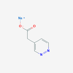 Sodium 2-(pyridazin-4-yl)acetate