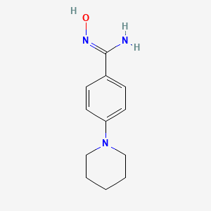 N'-hydroxy-4-(piperidin-1-yl)benzene-1-carboximidamide