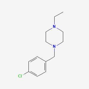 molecular formula C13H19ClN2 B2756650 1-(4-Chlorobenzyl)-4-ethylpiperazine CAS No. 414879-06-4