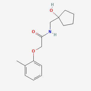 B2756660 N-((1-hydroxycyclopentyl)methyl)-2-(o-tolyloxy)acetamide CAS No. 1234902-83-0