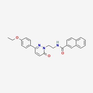N-(2-(3-(4-ethoxyphenyl)-6-oxopyridazin-1(6H)-yl)ethyl)-2-naphthamide
