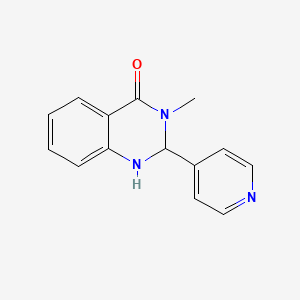 3-methyl-2-(pyridin-4-yl)-2,3-dihydroquinazolin-4(1H)-one