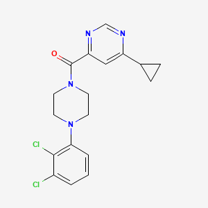 (6-Cyclopropylpyrimidin-4-yl)-[4-(2,3-dichlorophenyl)piperazin-1-yl]methanone