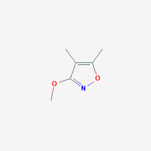 molecular formula C6H9NO2 B2756726 3-Methoxy-4,5-dimethyl-1,2-oxazole CAS No. 932-27-4