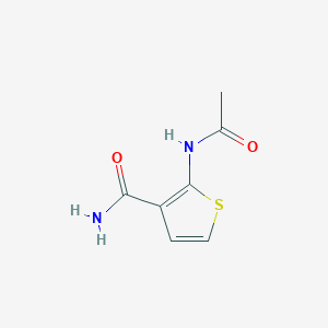 molecular formula C7H8N2O2S B2756732 2-Acetamidothiophene-3-carboxamide CAS No. 55654-14-3