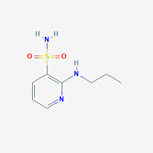molecular formula C8H13N3O2S B2756735 2-(Propylamino)pyridine-3-sulfonamide CAS No. 1247456-99-0