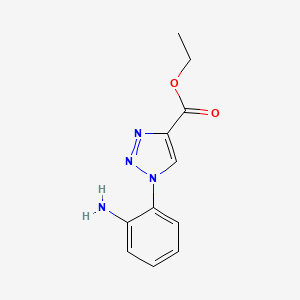 Ethyl 1-(2-aminophenyl)triazole-4-carboxylate