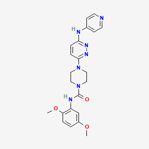 N-(2,5-dimethoxyphenyl)-4-(6-(pyridin-4-ylamino)pyridazin-3-yl)piperazine-1-carboxamide