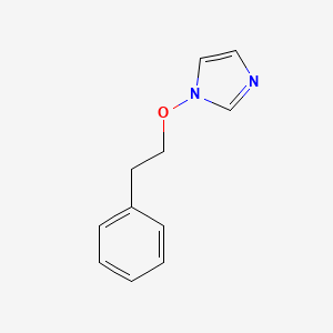 molecular formula C11H12N2O B2756840 1-(phenethyloxy)-1H-imidazole CAS No. 131468-91-2