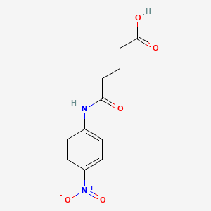 molecular formula C11H12N2O5 B2756872 4-[(4-nitrophenyl)carbamoyl]butanoic Acid CAS No. 5502-64-7