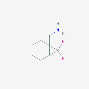 (7,7-Difluoro-1-bicyclo[4.1.0]heptanyl)methanamine
