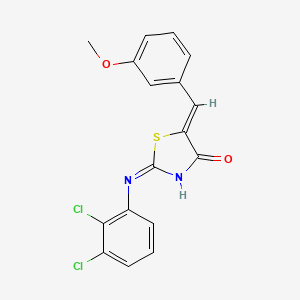 (Z)-2-((2,3-dichlorophenyl)amino)-5-(3-methoxybenzylidene)thiazol-4(5H)-one