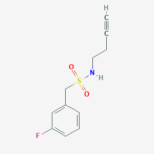 N-(but-3-yn-1-yl)-1-(3-fluorophenyl)methanesulfonamide