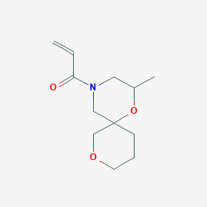 1-(2-Methyl-1,8-dioxa-4-azaspiro[5.5]undecan-4-yl)prop-2-en-1-one