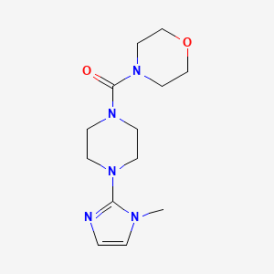 4-[4-(1-methyl-1H-imidazol-2-yl)piperazine-1-carbonyl]morpholine