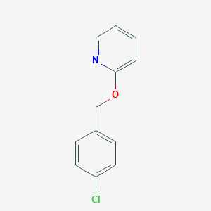 molecular formula C12H10ClNO B275714 2-((4-Chlorobenzyl)oxy)pyridine 