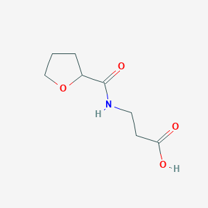 molecular formula C8H13NO4 B2757253 3-(Oxolan-2-ylformamido)propanoic acid CAS No. 923176-92-5