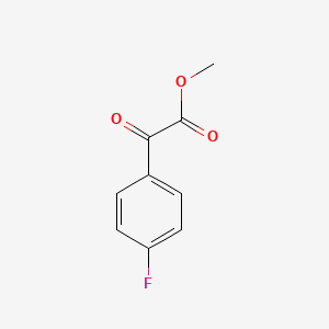 molecular formula C9H7FO3 B2757314 Methyl 2-(4-fluorophenyl)-2-oxoacetate CAS No. 156276-23-2